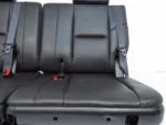 2007 - 2014 Escalade Chevy Suburban Tahoe Third Row Seat LTZ Black Leather Pair - Image 5