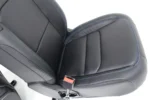 18-25 Jeep JL JLU JT Wrangler Front Seats, Black Nappa Leather w/ Blue Stitching - Image 7