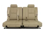 2007 - 2014 GMC Yukon Chevy Suburban Tahoe Third Row Seat, LT Tan Leather Pair