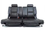2007 - 2014 Escalade Chevy Suburban Tahoe Third Row Seat LTZ Black Leather Pair