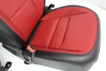 18 - 24 Jeep JL JLU JT Wrangler Front Seats, Rubicon Black Red Leather OEM 20th - Image 5