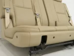 2007 - 2014 GMC Yukon Chevy Suburban Tahoe Third Row Seat, LT Tan Leather Pair - Image 8