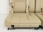 2007 - 2014 GMC Yukon Chevy Suburban Tahoe Third Row Seat, LT Tan Leather Pair - Image 5