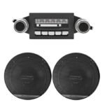 Custom Autosound Slidebar With Bluetooth Radio And Dash Speaker 1973-1979 Ford F-100
