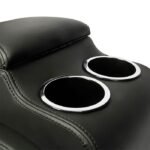 Deluxe Sport Black Center Console w/Arm Rest/ Storage Chevy C10 60-72 Molded Fiberglass/ Vinyl - Image 3