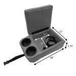 Distinctive Industries Deluxe Bench Seat Console Chevy C10 60-74 Madrid Grain Vinyl - Image 2