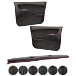 Sport Door/Dash Pad Kit Black Chevrolet C10 1967-1972