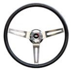 1955-87 Chevy/GMC All Models Blue Comfort Grip Steering Wheel (Complete w/ Wheel, Hub, Horn Contact Plate & Horn Button