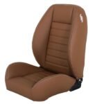 TMI Pro Series Cruiser Collection Bucket Seat Low-Back Saddle Brown Vinyl Pair - Image 3