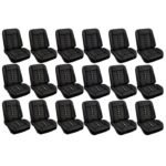 Bucket Seat Sport VXR Pro-Series Low Back Black With Brackets Pair F-100 1967-1972 - Image 3