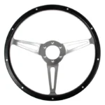 Classics Steering Wheel Black Forest Woodgrain 14" 6-Bolt Satin Spokes
