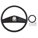 Classic Trucks Steering Wheel Kit Deluxe With Horn Cap Black Chevrolet C10 1978-1987 - Image 4