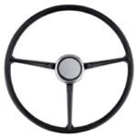 American Retro Steering Wheel 15" Black Chevrolet/ GMC Truck 1967-1968