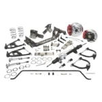 CPP Ultimate Mustang II IFS System F-100/F-150 65-79 W/ 13” Drilled And Slotted Rotors/ Red Calipers